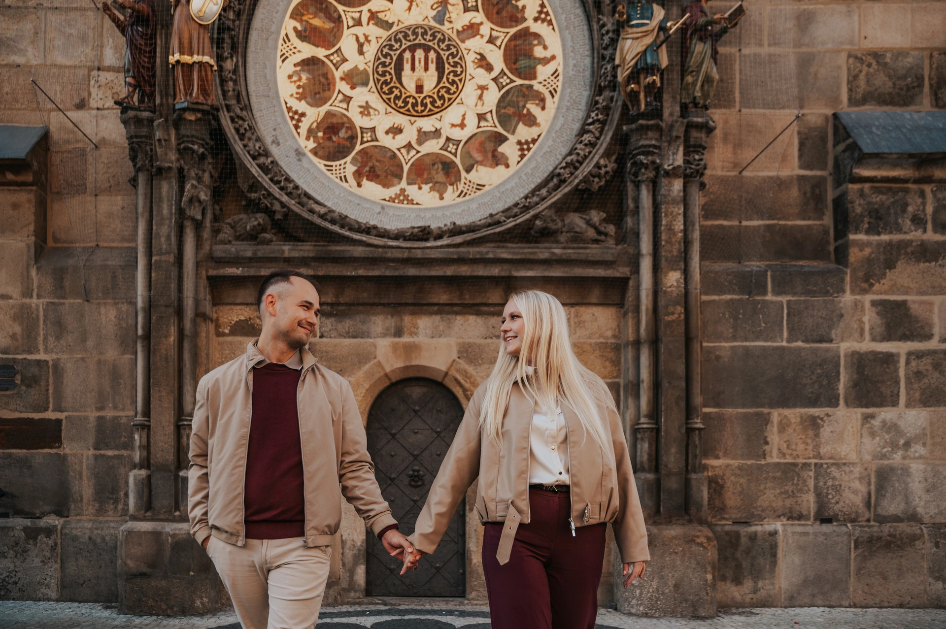 Six Months Together: Couple Photos in Prague