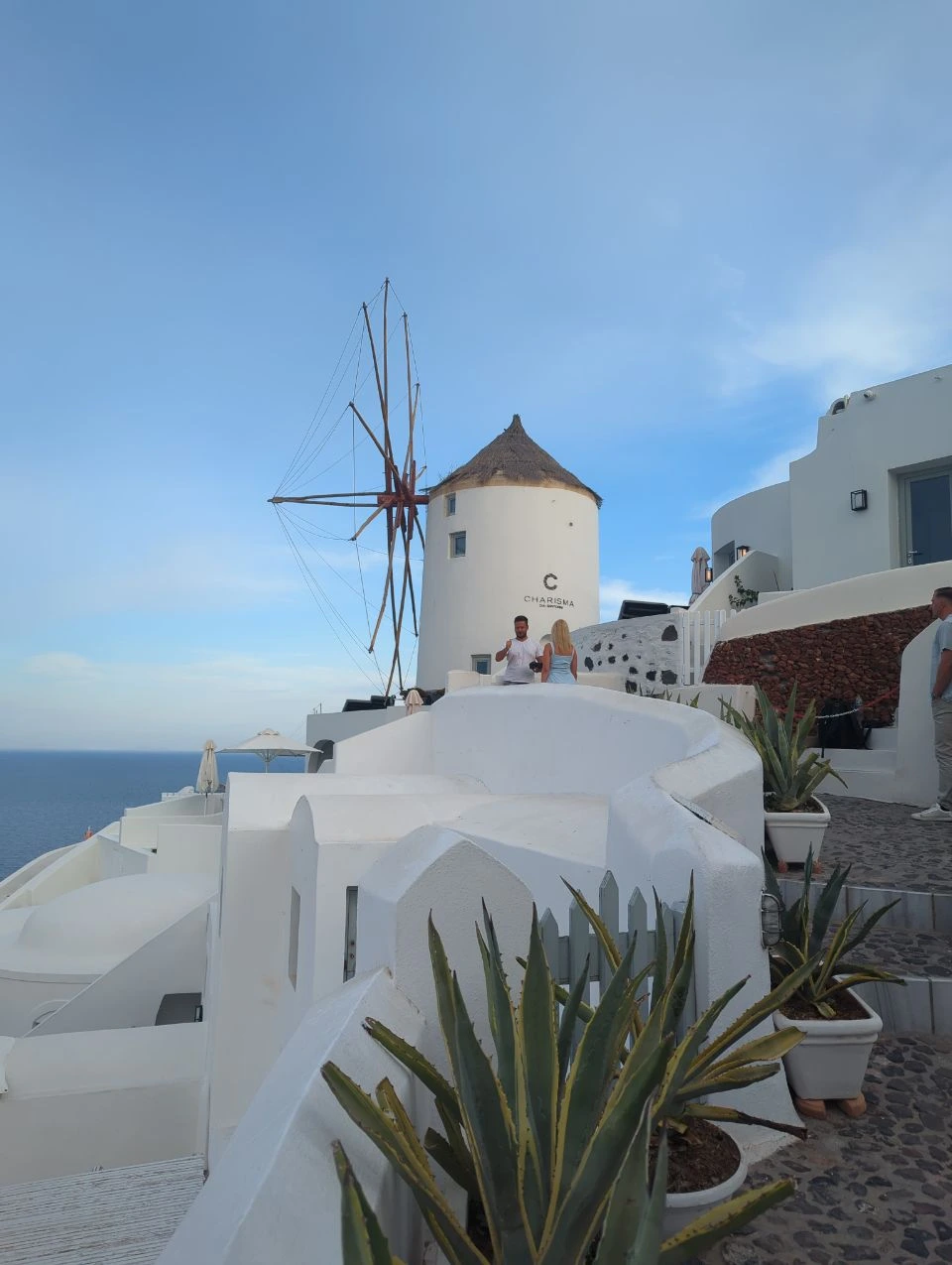Para photography in santorini