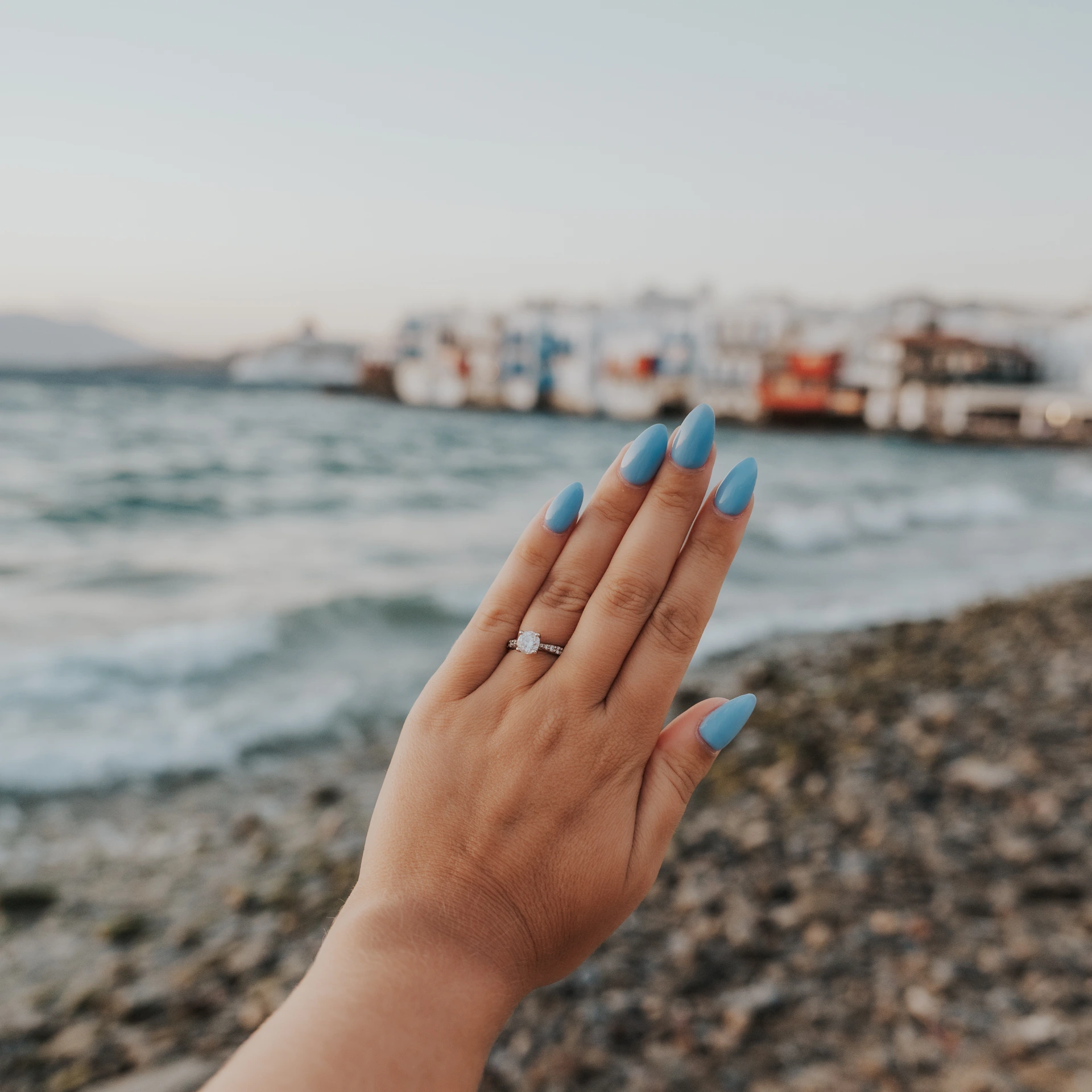 Proposal photography in mykonos