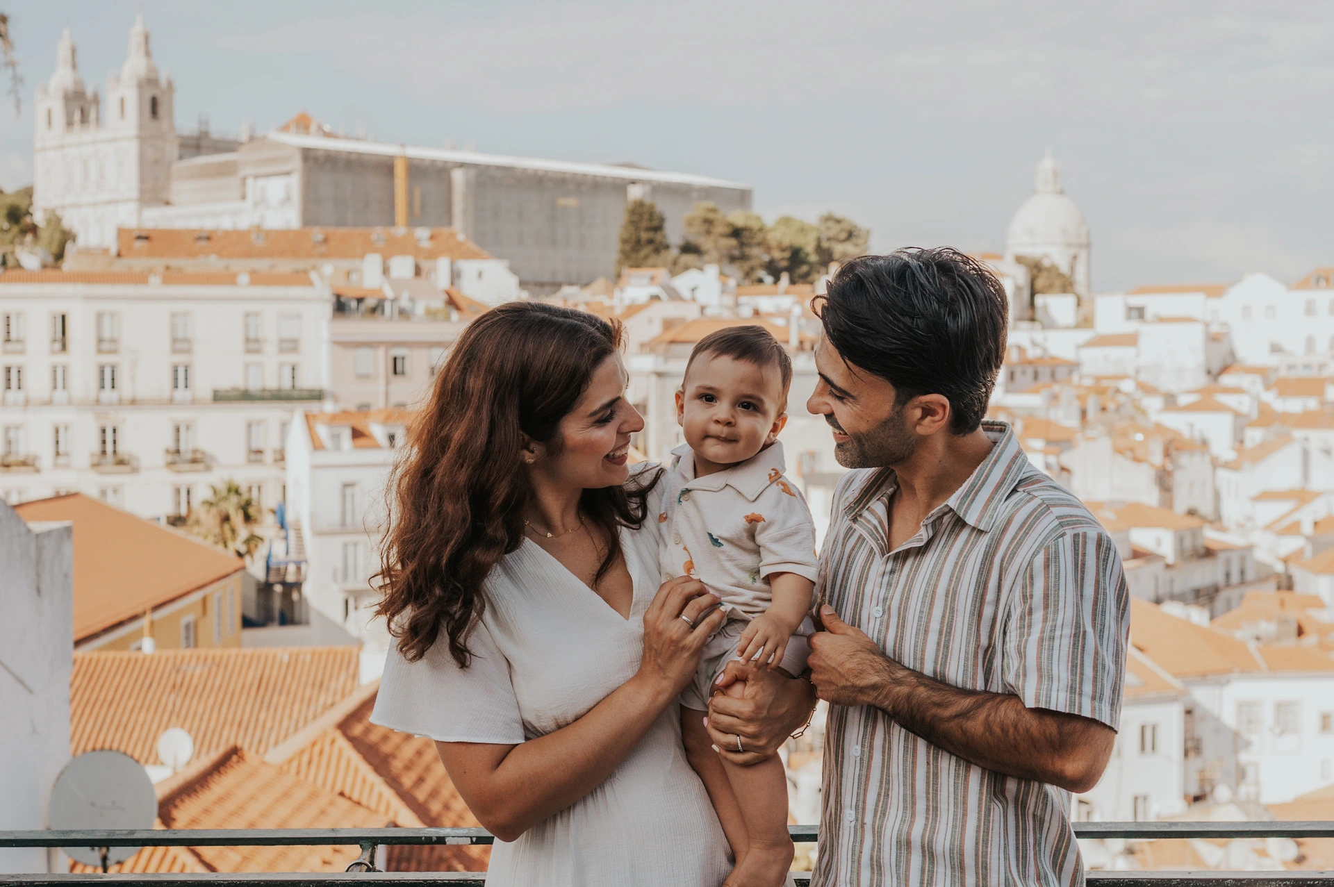 A Lisbon Photoshoot with Their One-Year-Old