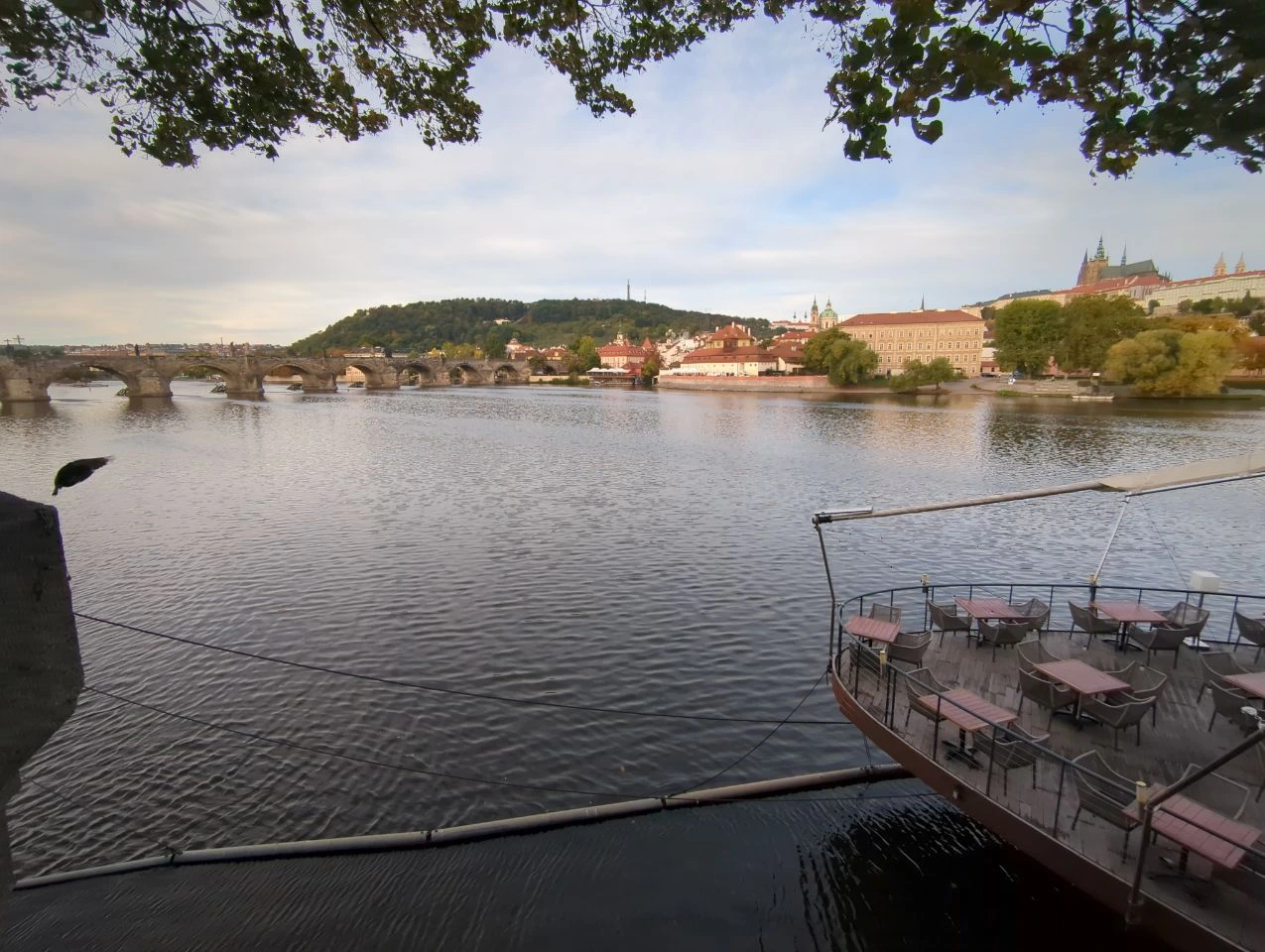 Most Karola, Malá Strana i Zamek Praski nad Wełtawą