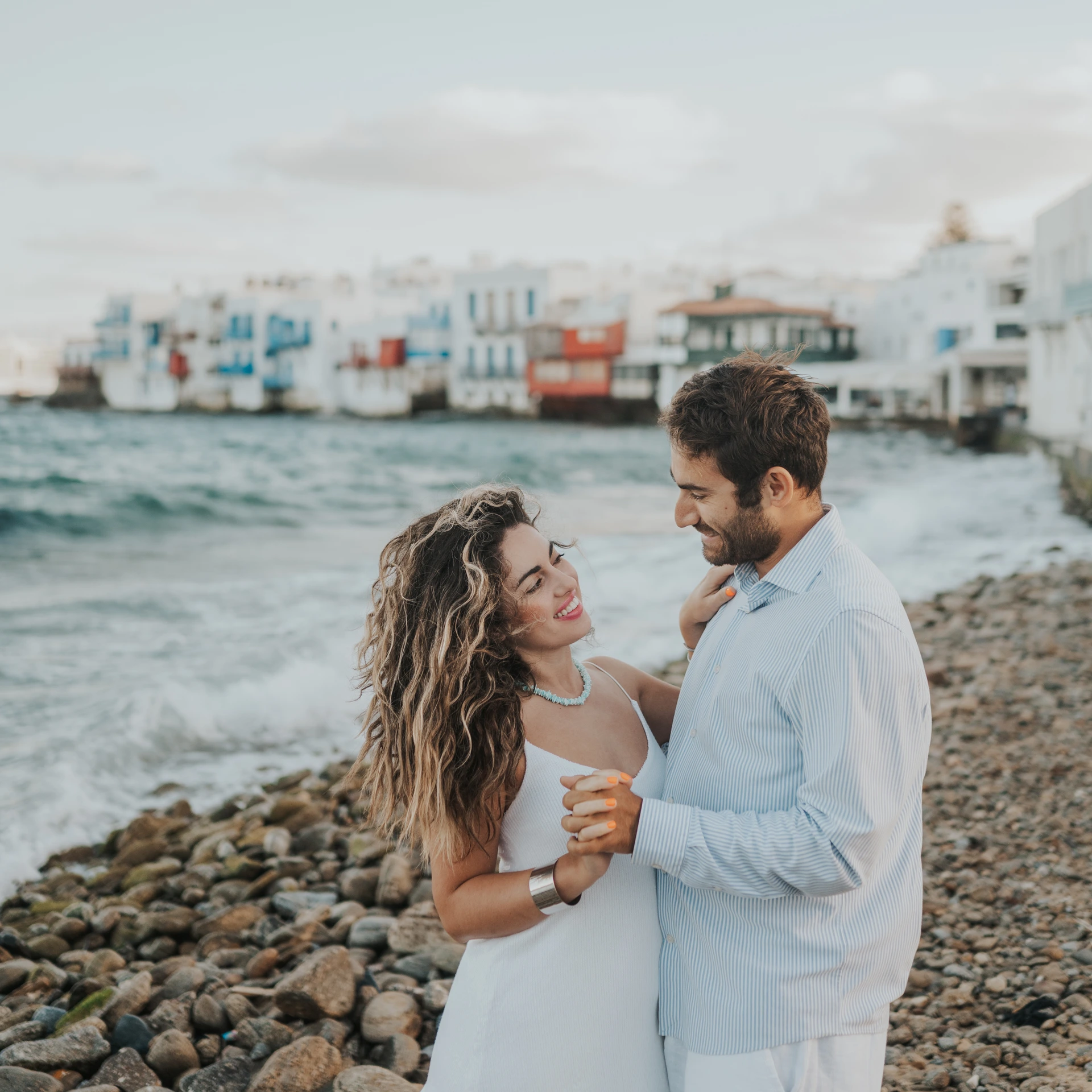 Engagement photography in mykonos