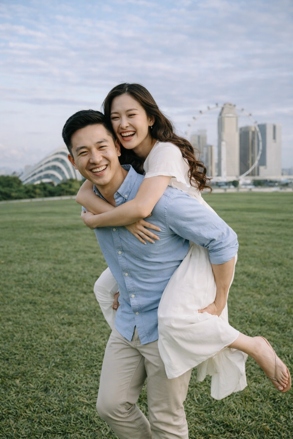 Singapore Photoshoot Photoshoot in Singapore of engaged couple