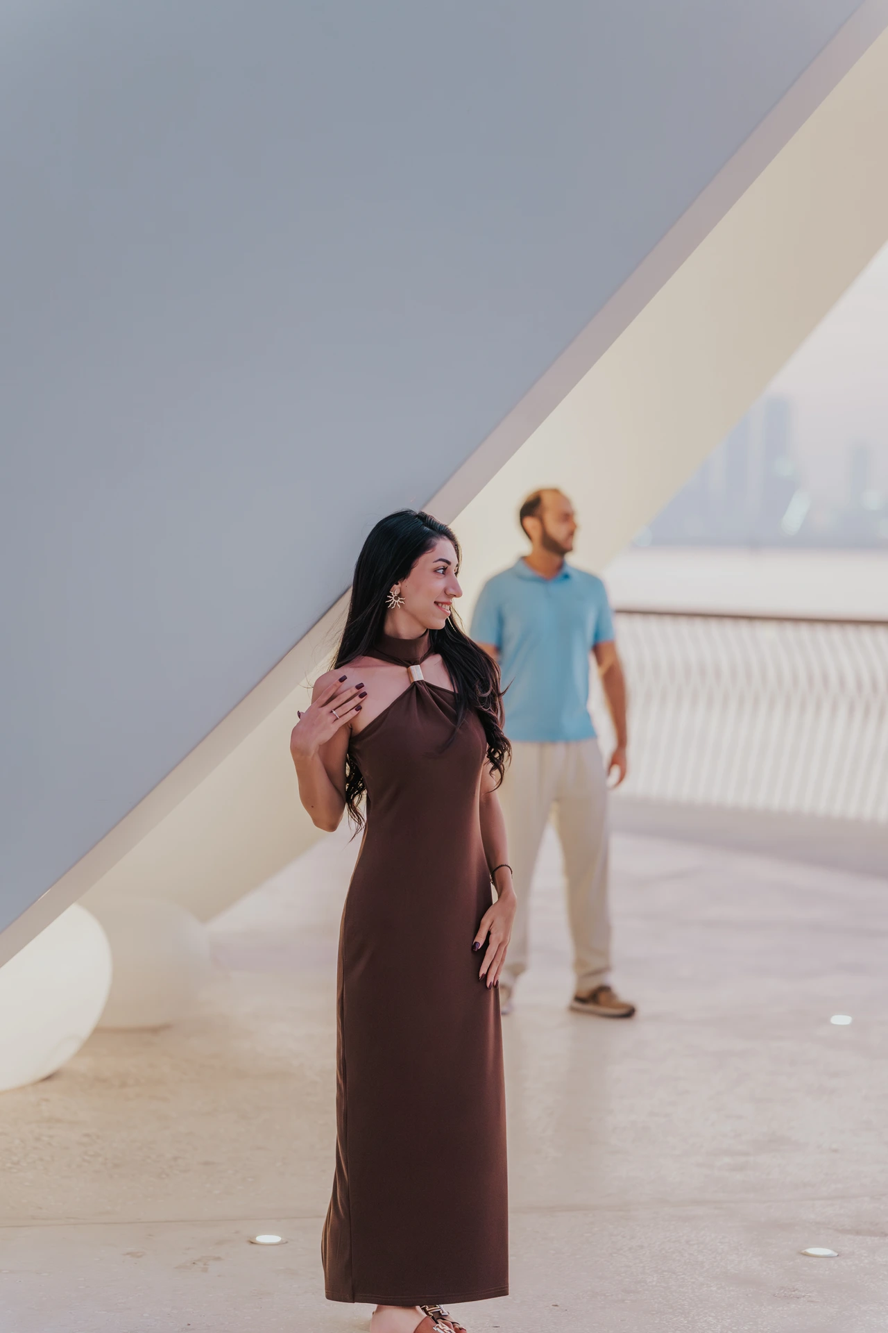 Dubai couple photoshoot at Creek Harbour