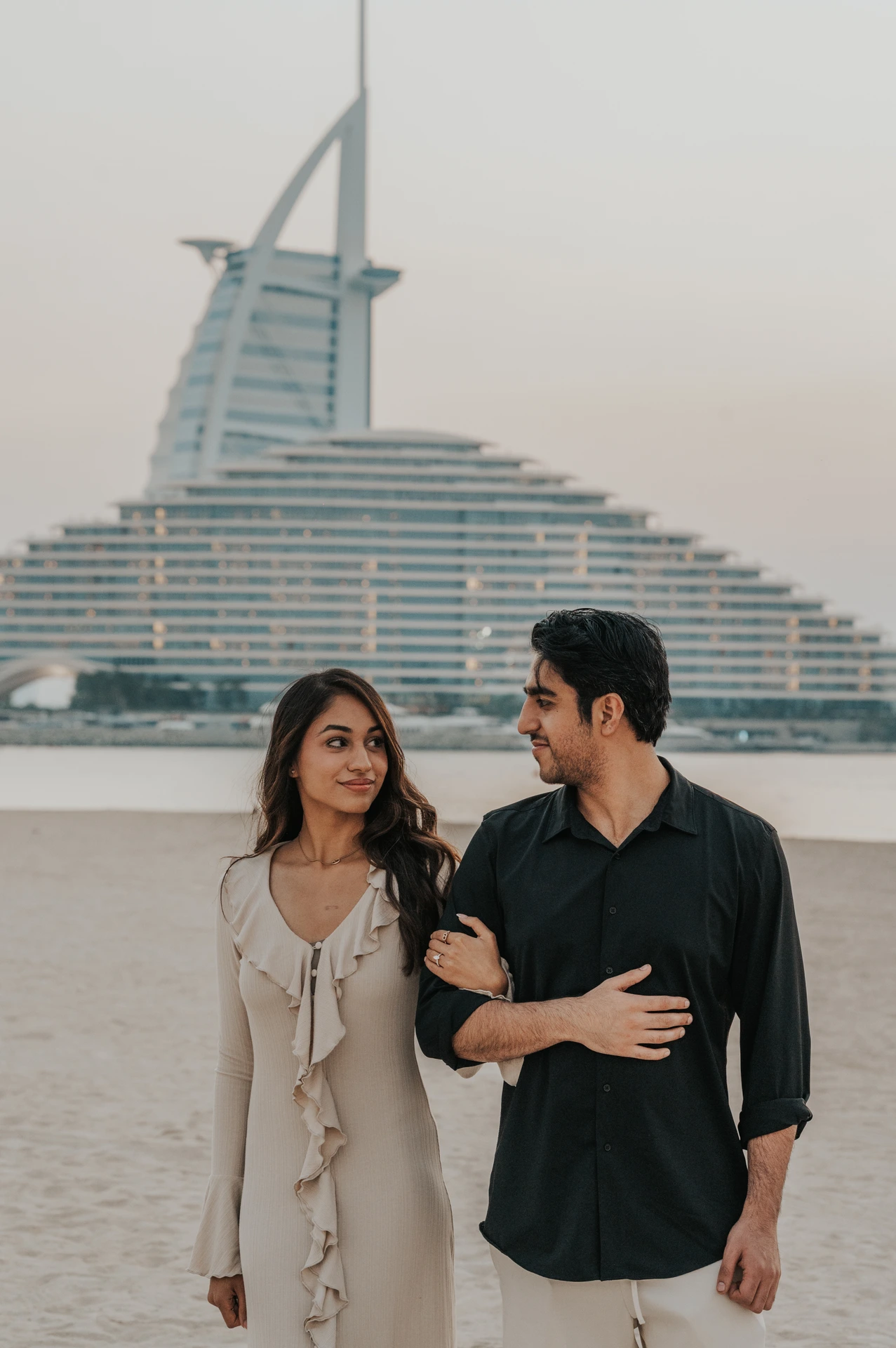Couple photoshoot in Dubai at the Burj Al Arab