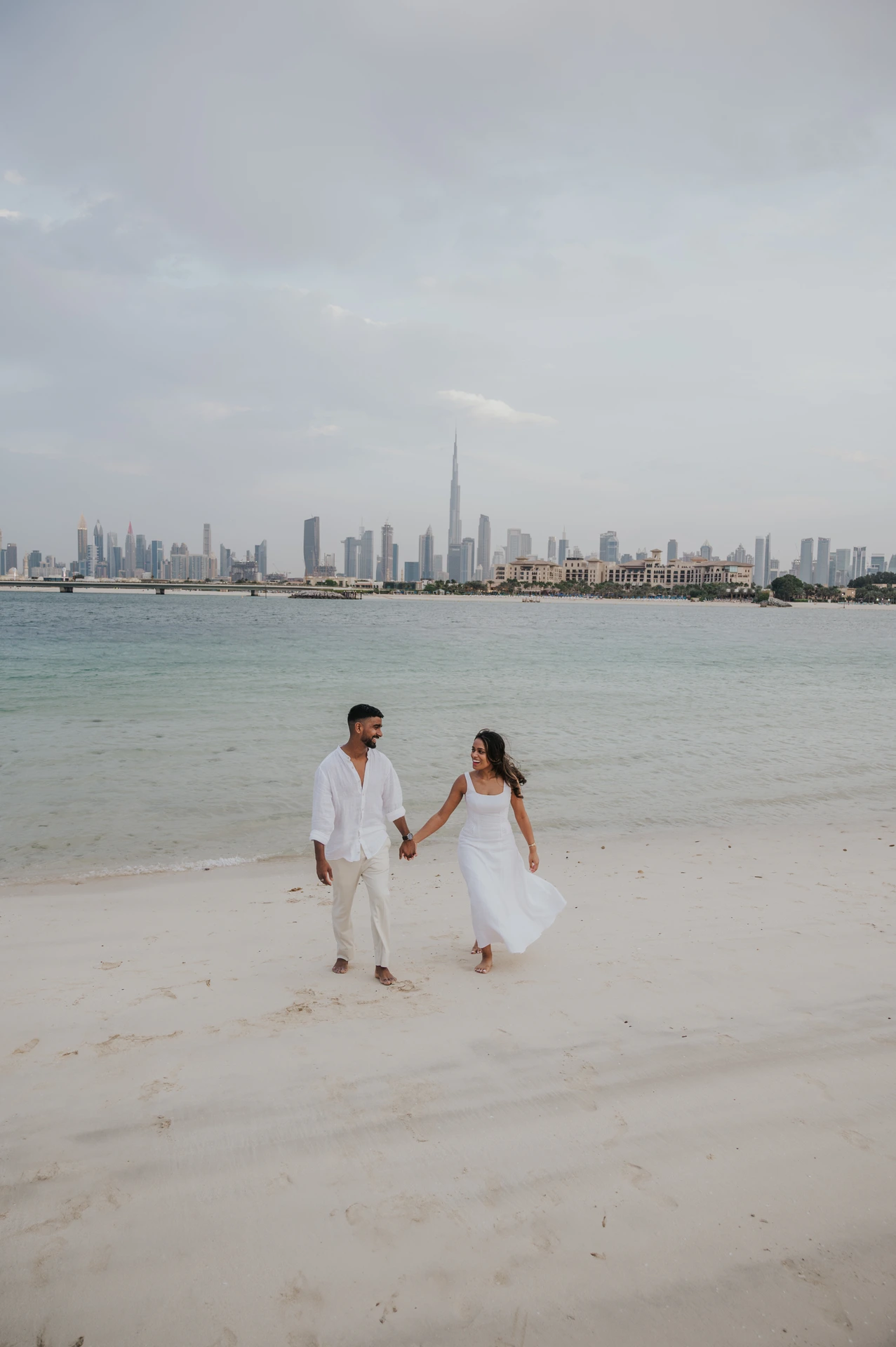 Couple photoshoot Dubai beach