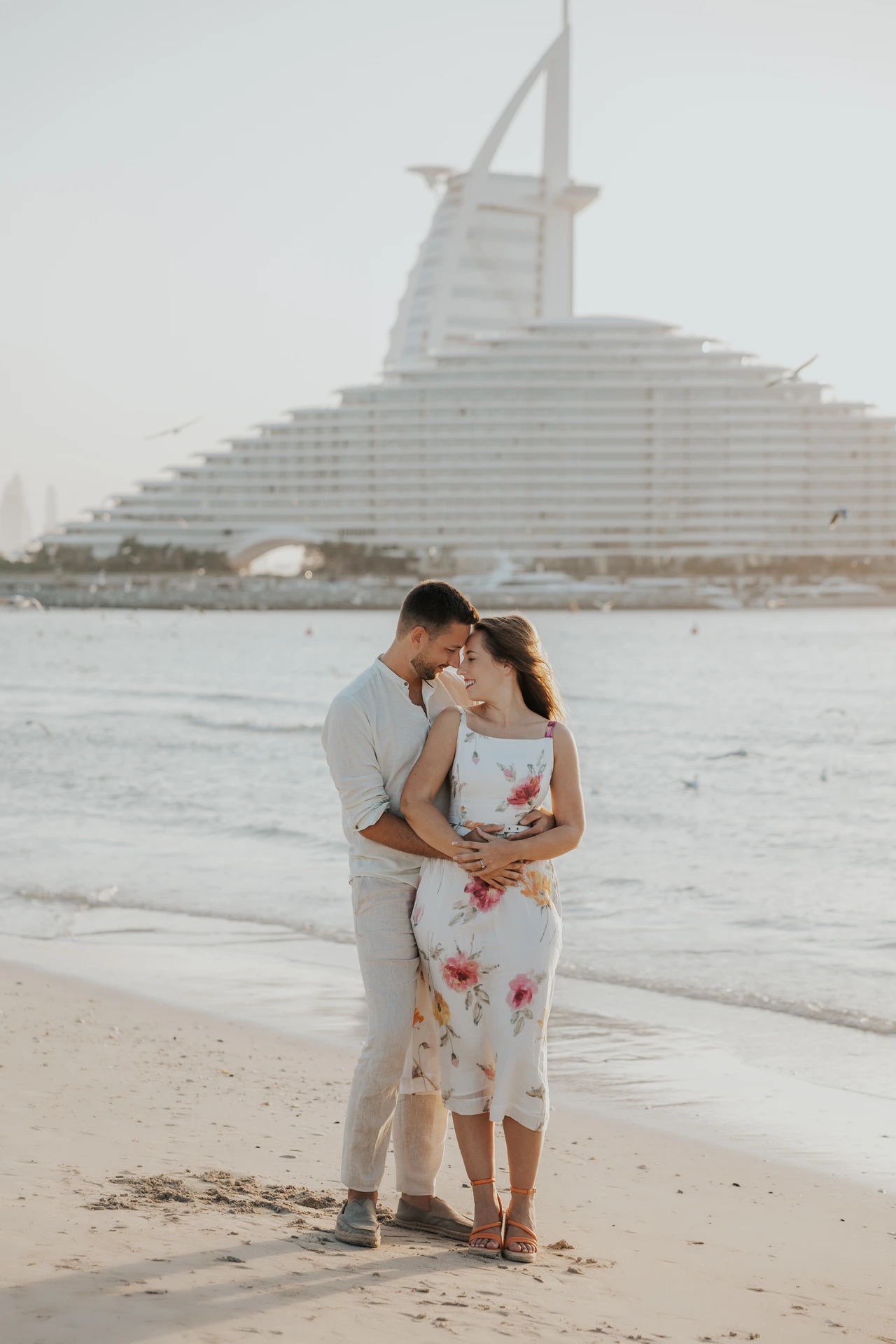 Couple photoshoot Dubai beach
