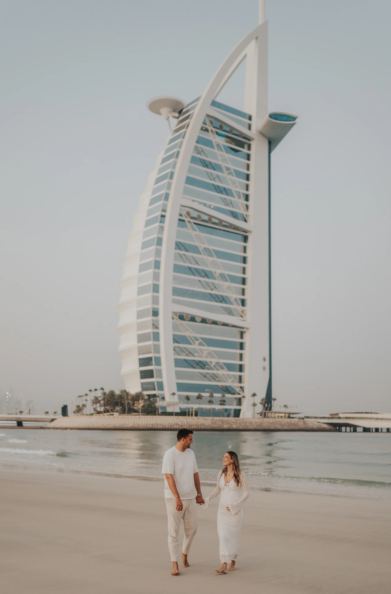 Couple photoshoot Dubai beach