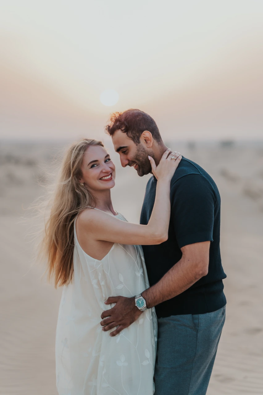 Couple beach or desert photoshoot Dubai Couple beach or desert photoshoot Dubai