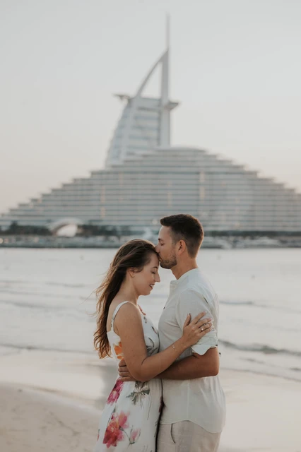Couple beach or desert photoshoot Dubai