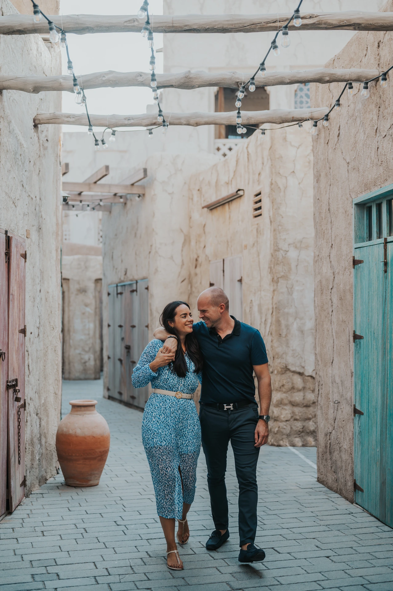 Fotoshoot in Al Seef in oud Dubai