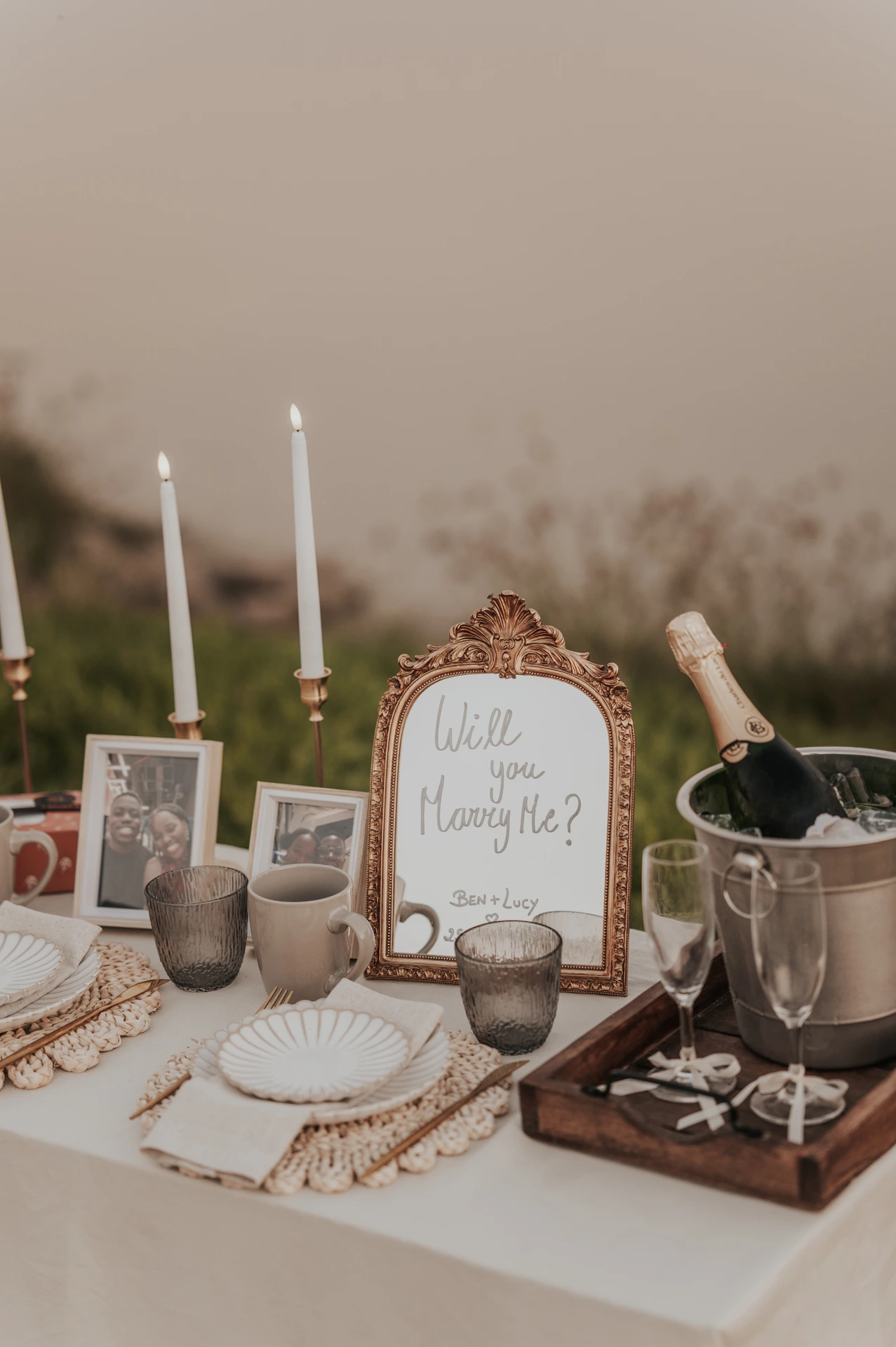 Close up of picnic in Dubai