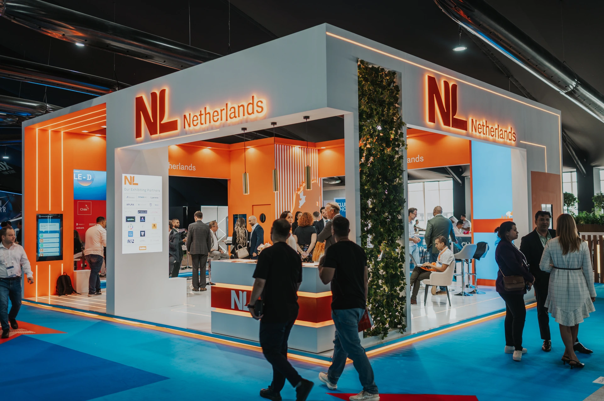 Exhibition photographed by an event photographer in Dubai