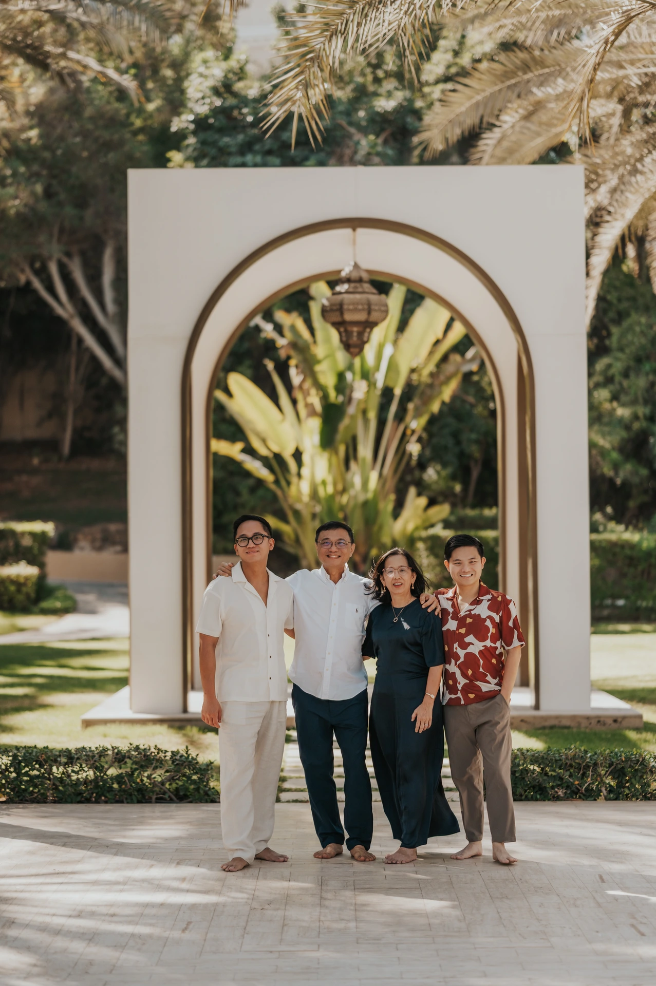 Family photoshoot at a Dubai resort Family photoshoot at a Dubai resort