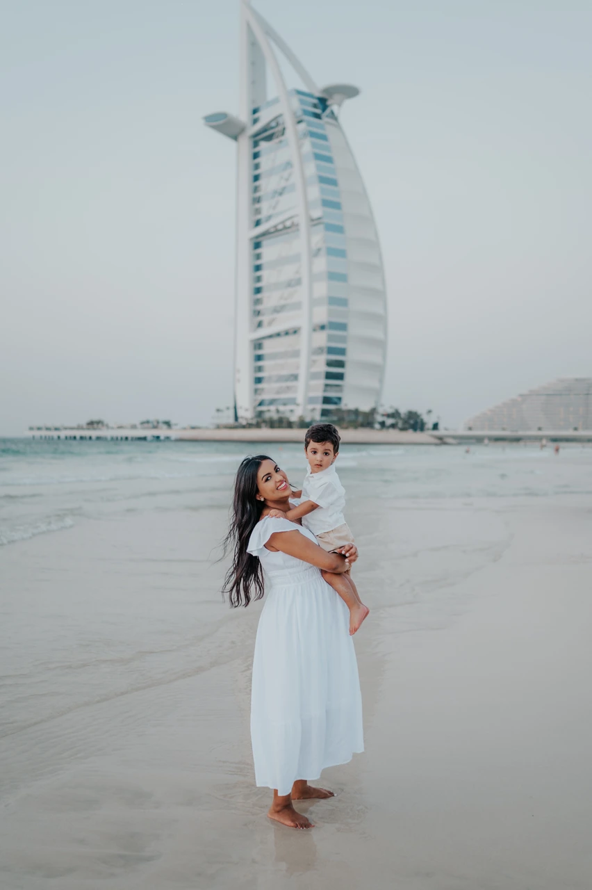 Family photoshoot at a Dubai resort Family photoshoot at a Dubai resort