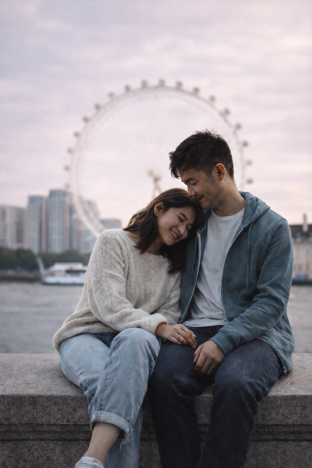Engagement photoshoot in old London (Notting Hill)
