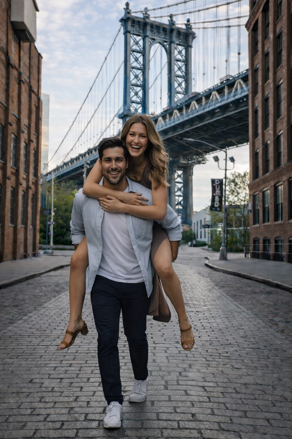 Une séance photo à New York, capturée dans un style naturel et élégant.