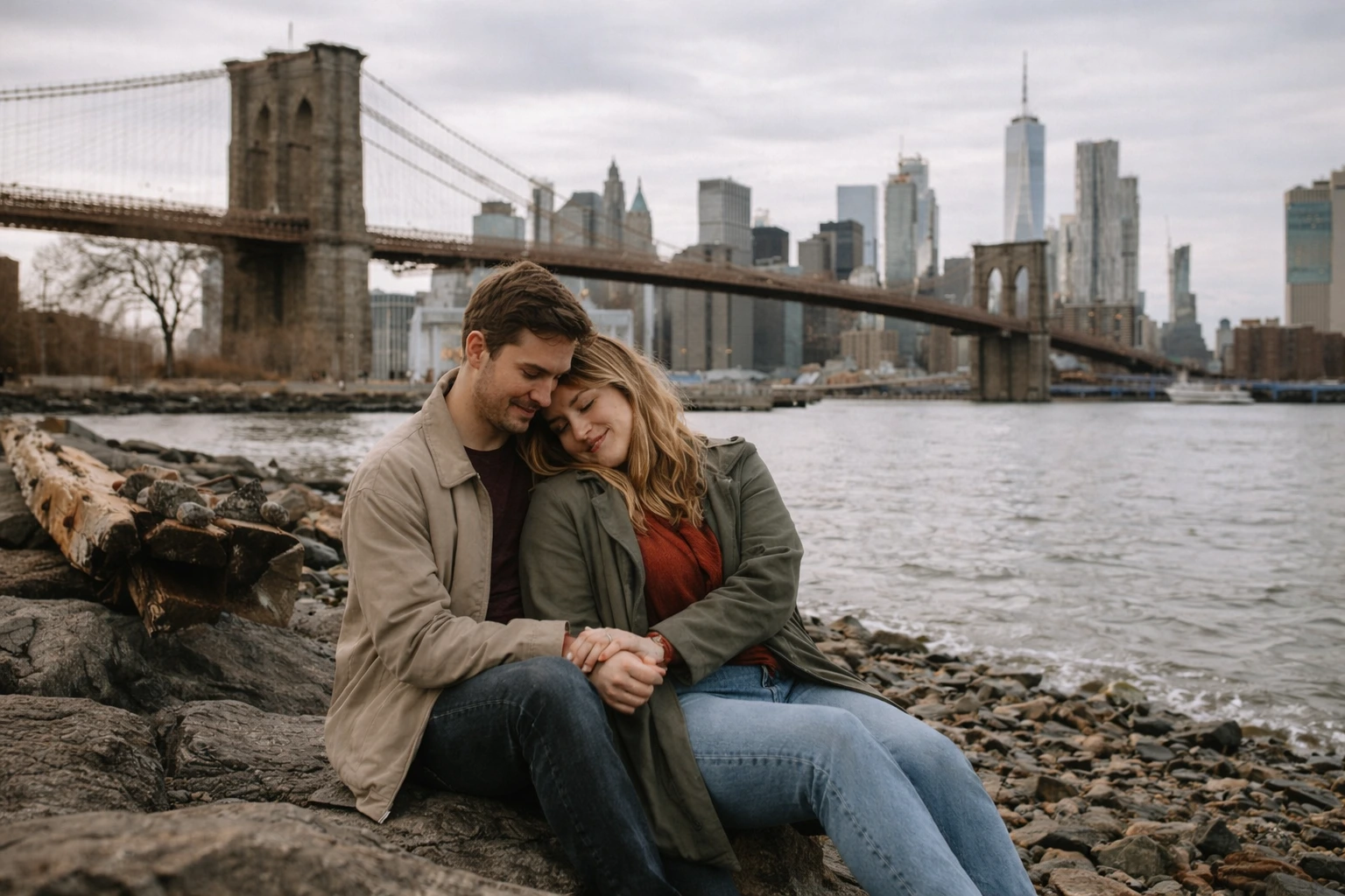 Une séance photo à New York, capturée dans un style naturel et élégant.