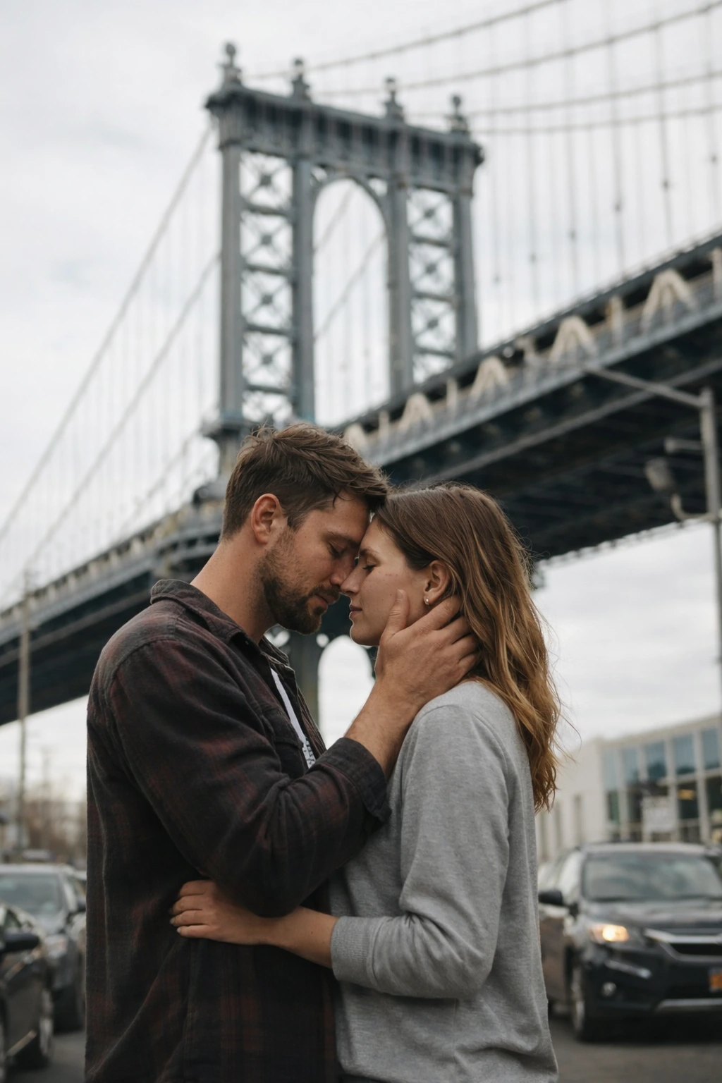 Photoshoot in New York of engaged couple