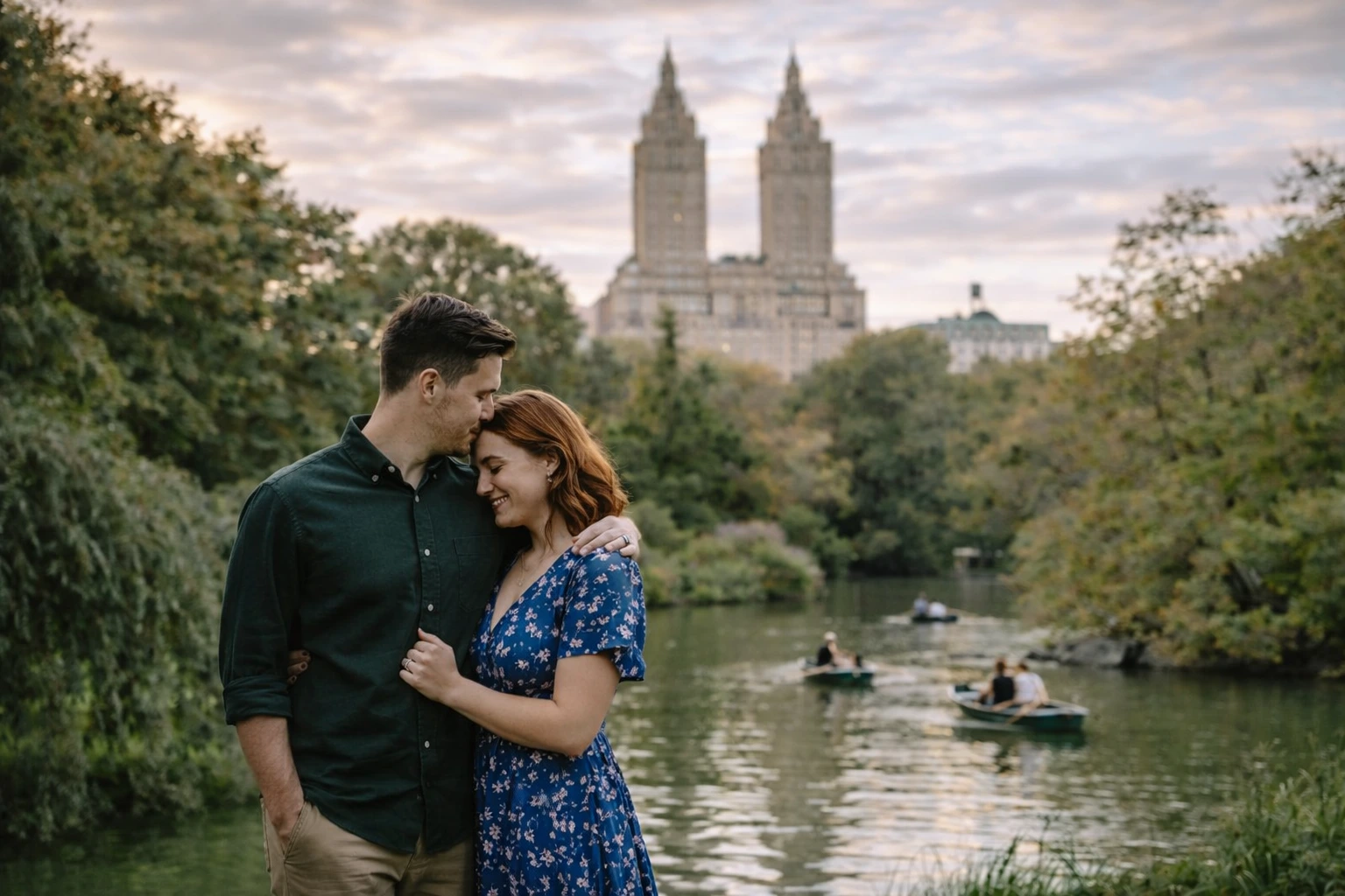 Une séance photo à New York, capturée dans un style naturel et élégant.