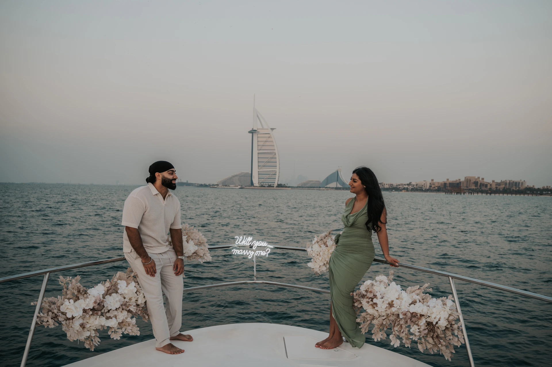 Proposal at Burj Al Arab Burj Al Arab portrait Couple during a Burj Al Arab portrait, for the Proposal at Burj Al Arab guide.
