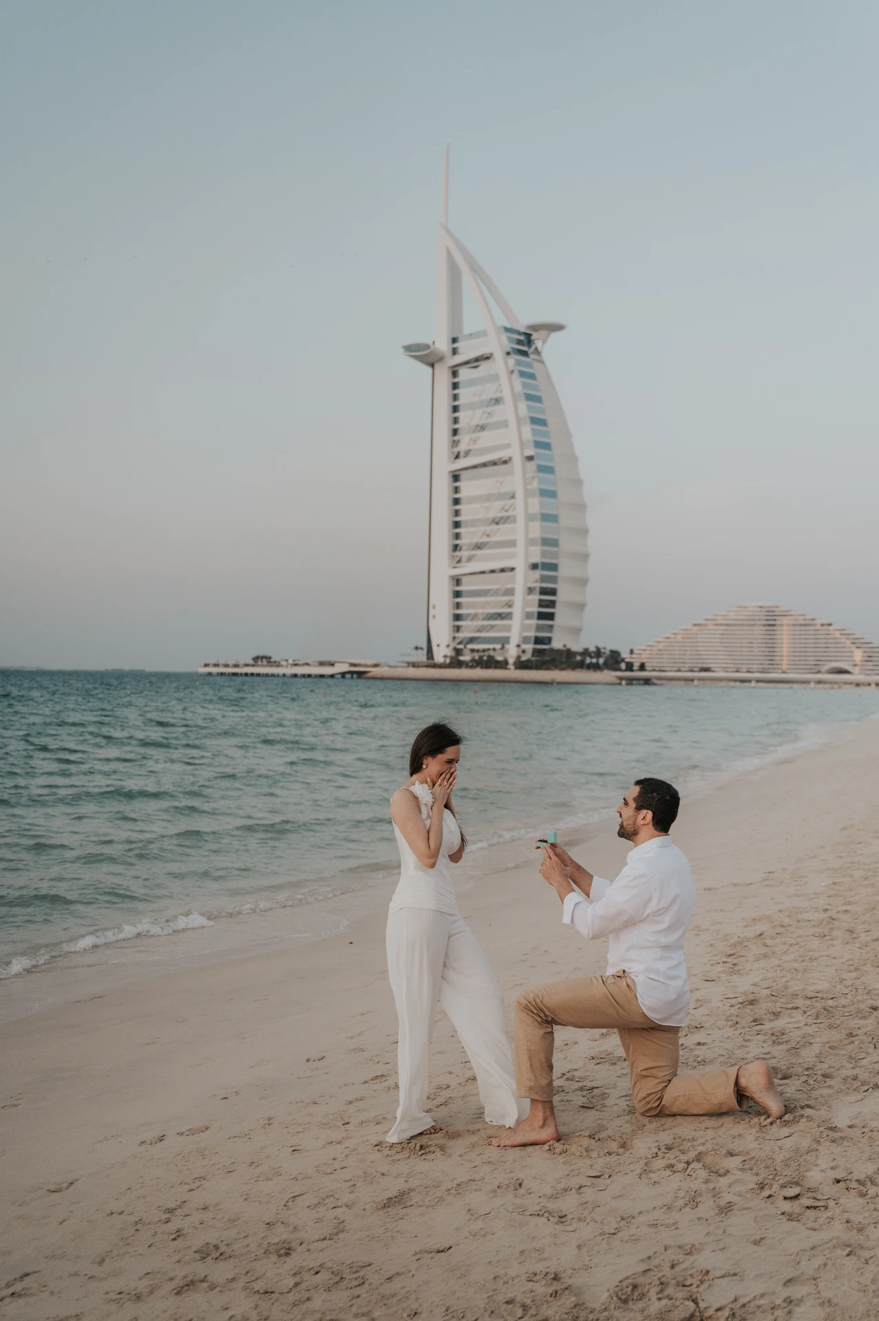 Proposal at Burj Al Arab Burj Al Arab portrait Couple during a Burj Al Arab portrait, for the Proposal at Burj Al Arab guide.