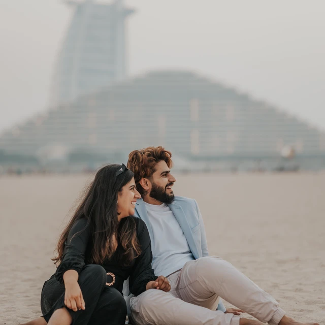 Servizio fotografico a Dubai Servizio fotografico sulla spiaggia di Dubai.