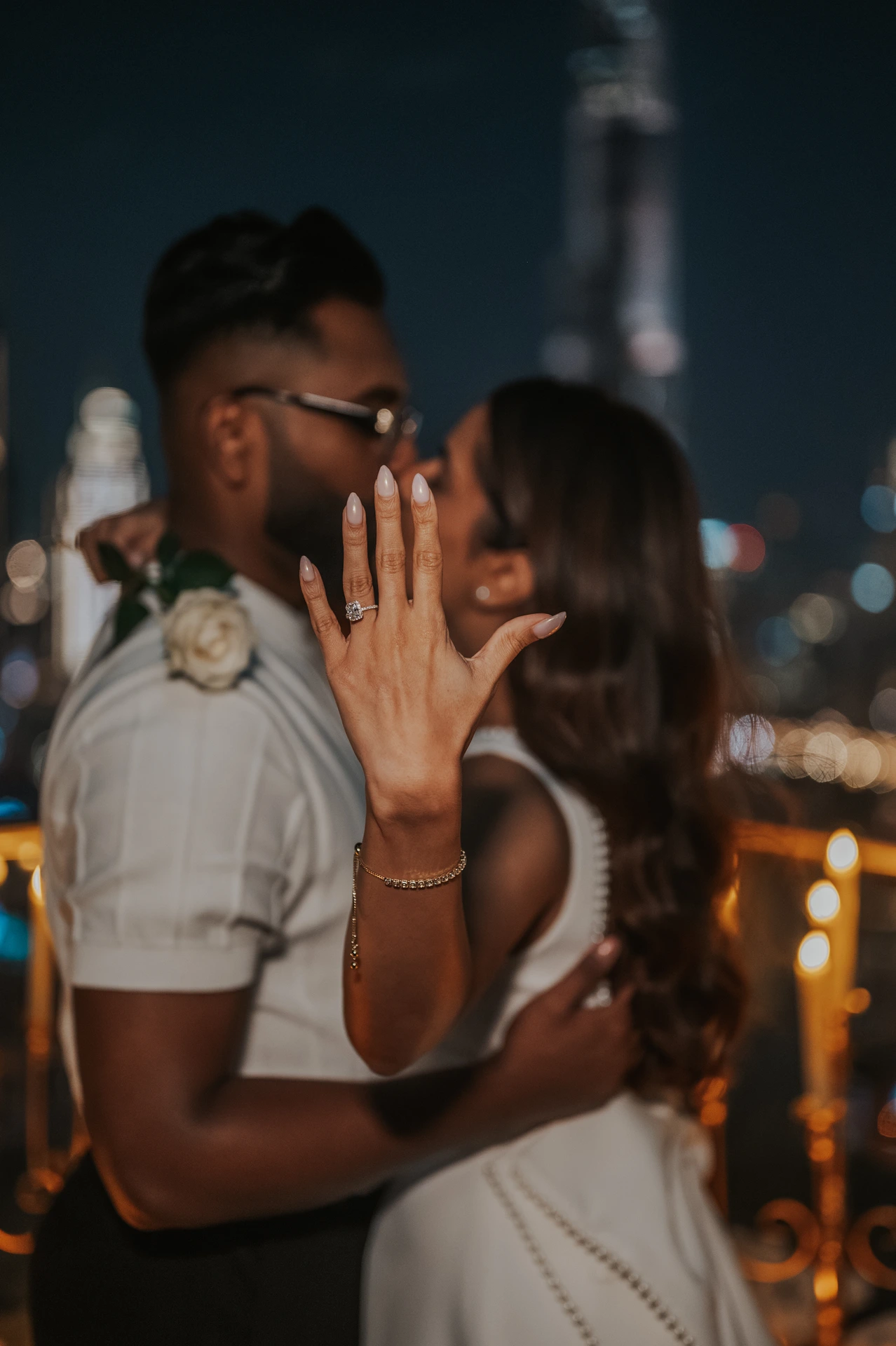 Shangri-La rooftop proposal in Dubai