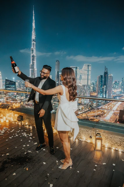 Shangri-La rooftop proposal in Dubai