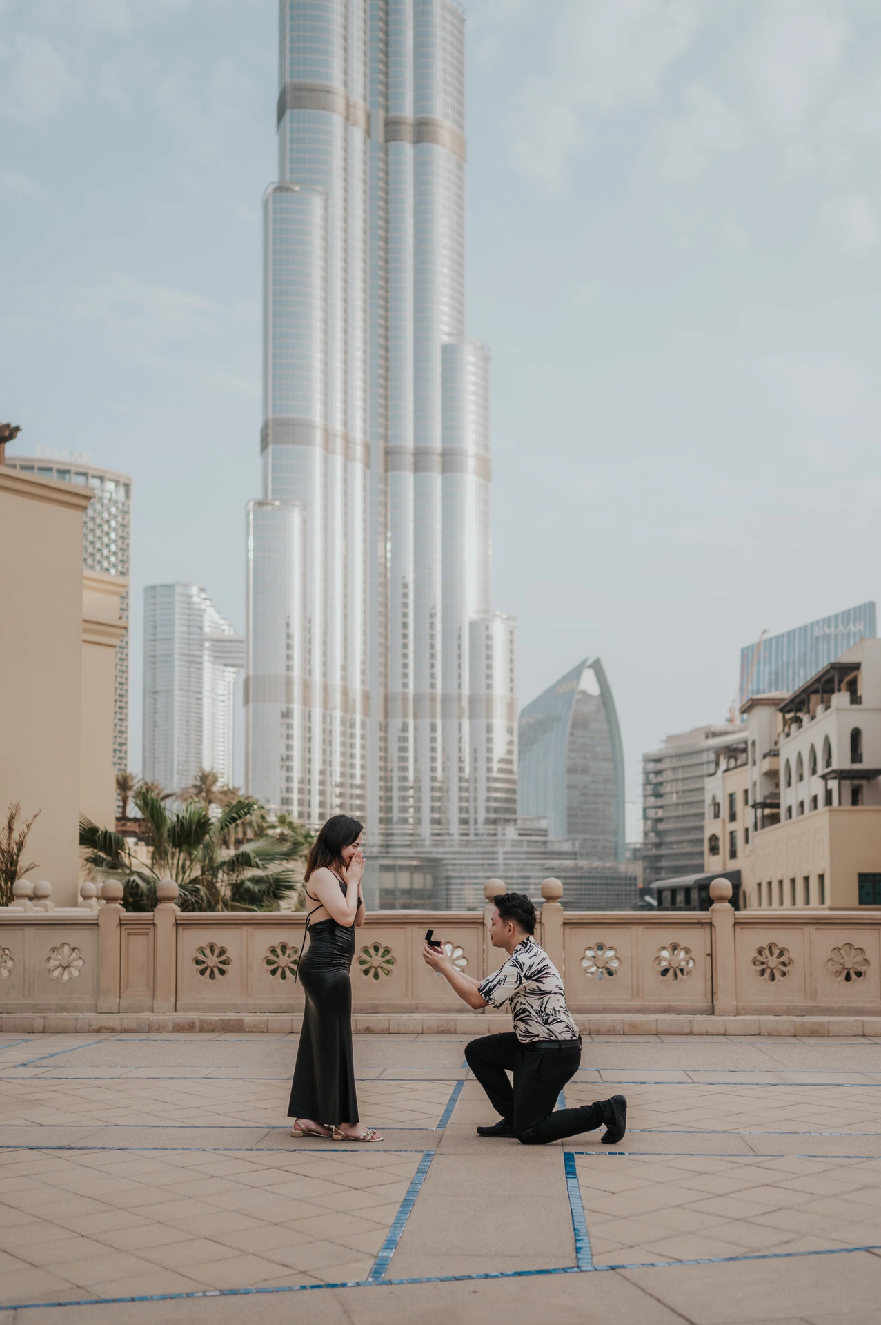 Surprise proposal Dubai