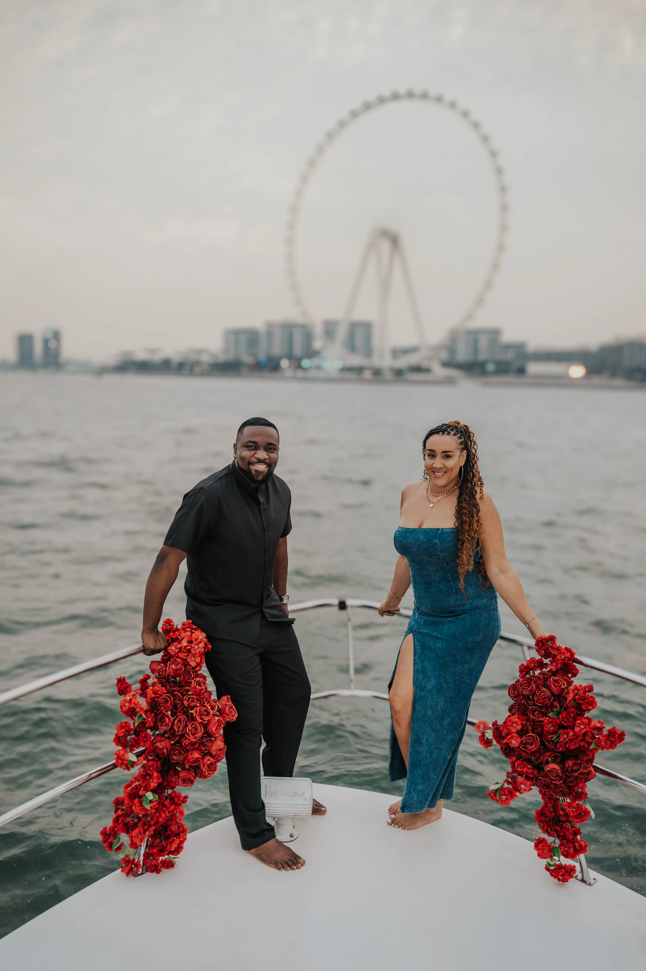 Private yacht proposal Dubai